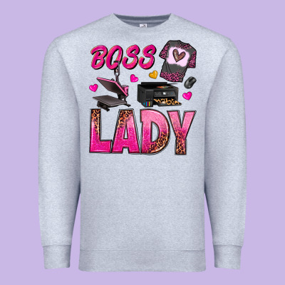 Premium Sweatshirt boss lady