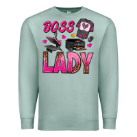 Seafoam boss lady Premium Sweatshirt - texasbilliewilder