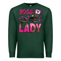 Sports Green boss lady Premium Sweatshirt - texasbilliewilder