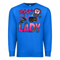 True Royal boss lady Premium Sweatshirt - texasbilliewilder