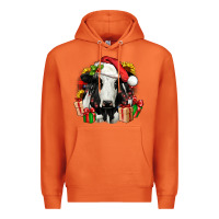 Carrot christmas holstein Premium Hoodie - JahusDesignShop