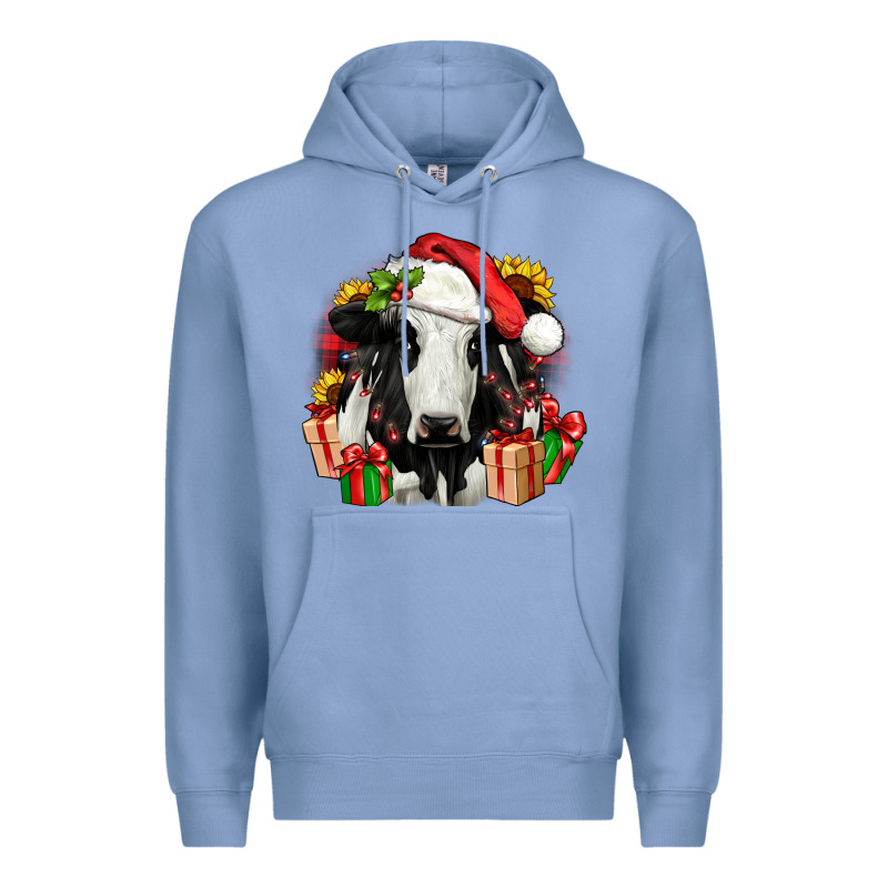 Christmas Holstein Premium Hoodie by JahusDesignShop | Teevron