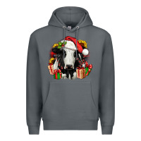 Rock christmas holstein Premium Hoodie - JahusDesignShop