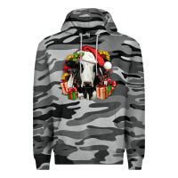 Slate Camo christmas holstein Premium Hoodie - JahusDesignShop