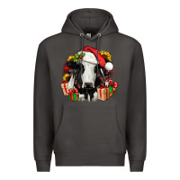 Smoke christmas holstein Premium Hoodie - JahusDesignShop