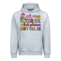 Heather Grey call me antisocial but please don't call me Urban Hoodie - Artiststas