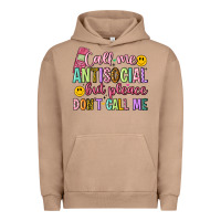 Pigment Burro call me antisocial but please don't call me Urban Hoodie - Artiststas