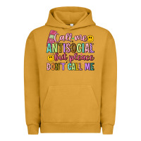 Pigment Peanut Butter call me antisocial but please don't call me Urban Hoodie - Artiststas