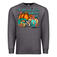 Charcoal Heather i will sing of the godness of god psalm 89 1 Premium Sweatshirt - RanaPortraitStore