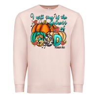Pale Pink i will sing of the godness of god psalm 89 1 Premium Sweatshirt - RanaPortraitStore