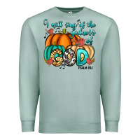 Seafoam i will sing of the godness of god psalm 89 1 Premium Sweatshirt - RanaPortraitStore
