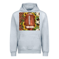 Heather Grey football leopard cowhide sunflower Urban Hoodie - JahusDesignShop