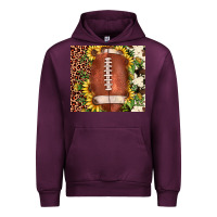 Mauve Wine football leopard cowhide sunflower Urban Hoodie - JahusDesignShop