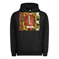 Pigment Black football leopard cowhide sunflower Urban Hoodie - JahusDesignShop