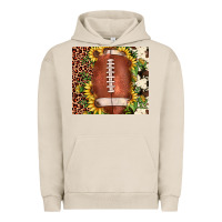 Pigment French Oak football leopard cowhide sunflower Urban Hoodie - JahusDesignShop