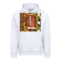 White football leopard cowhide sunflower Urban Hoodie - JahusDesignShop