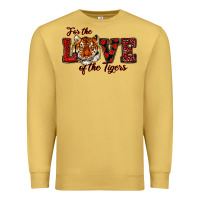 For The Love Of The Tigers Red Premium Sweatshirt | Teevron