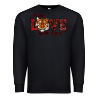 Black for the love of the tigers red Premium Sweatshirt - RanaPortraitStore