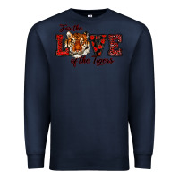Navy for the love of the tigers red Premium Sweatshirt - RanaPortraitStore