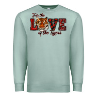 Seafoam for the love of the tigers red Premium Sweatshirt - RanaPortraitStore