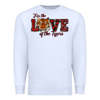 White for the love of the tigers red Premium Sweatshirt - RanaPortraitStore