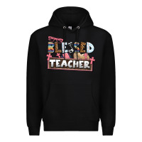 Black blessed teacher Premium Hoodie - AdoDesignShop