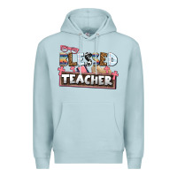 Blue Mist blessed teacher Premium Hoodie - AdoDesignShop