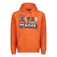 Carrot blessed teacher Premium Hoodie - AdoDesignShop