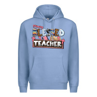 Colony Blue blessed teacher Premium Hoodie - AdoDesignShop
