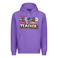 Purple blessed teacher Premium Hoodie - AdoDesignShop