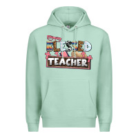 Seafoam blessed teacher Premium Hoodie - AdoDesignShop