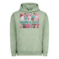 Pigment Oil Green feelin' a little frosty Urban Hoodie - AdoDesignShop