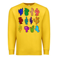Lemon christmas glitter cactus Premium Sweatshirt - Zillion Design Studio