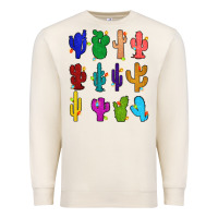 Sandshell christmas glitter cactus Premium Sweatshirt - Zillion Design Studio