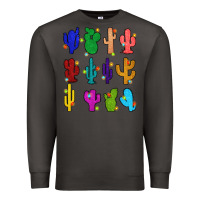 Smoke christmas glitter cactus Premium Sweatshirt - Zillion Design Studio