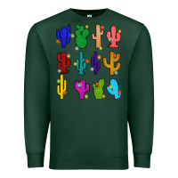 Sports Green christmas glitter cactus Premium Sweatshirt - Zillion Design Studio