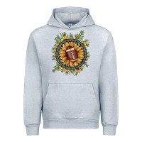 Heather Grey football gemstone sunflower Urban Hoodie - JahusDesignShop