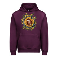 Mauve Wine football gemstone sunflower Urban Hoodie - JahusDesignShop