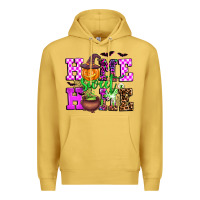 Antique Gold halloween home sweet home Premium Hoodie - AdoDesignShop