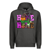 Charcoal Heather halloween home sweet home Premium Hoodie - AdoDesignShop