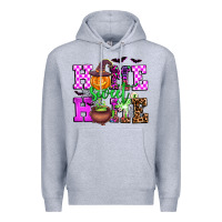 Heather Grey halloween home sweet home Premium Hoodie - AdoDesignShop