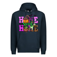 Navy halloween home sweet home Premium Hoodie - AdoDesignShop