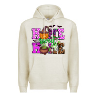 Oatmeal Heather halloween home sweet home Premium Hoodie - AdoDesignShop
