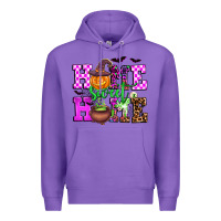 Purple halloween home sweet home Premium Hoodie - AdoDesignShop