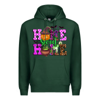 Sports Green halloween home sweet home Premium Hoodie - AdoDesignShop
