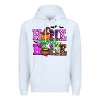 White halloween home sweet home Premium Hoodie - AdoDesignShop