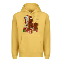 Antique Gold christmas hereford Premium Hoodie - JahusDesignShop