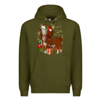 Army Green christmas hereford Premium Hoodie - JahusDesignShop