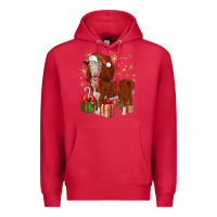 Cardinal christmas hereford Premium Hoodie - JahusDesignShop