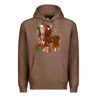 Chestnut christmas hereford Premium Hoodie - JahusDesignShop